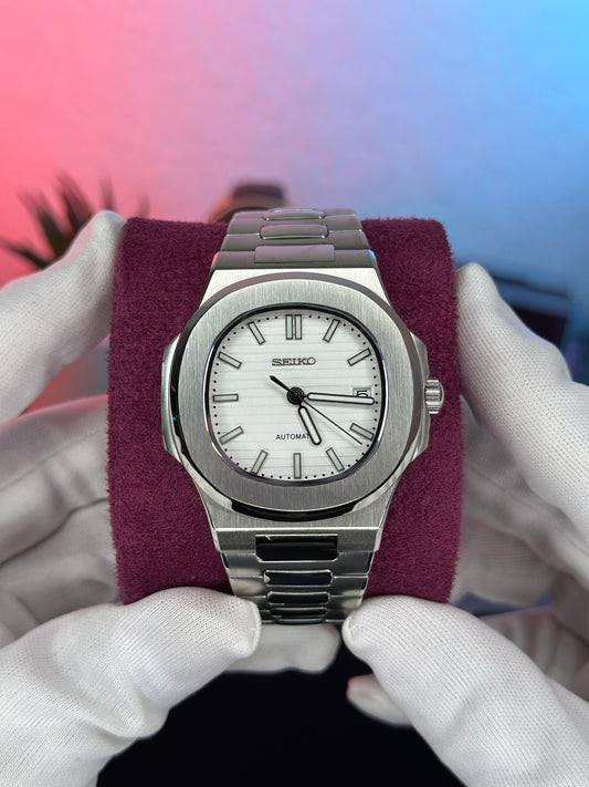 Nautiko White Mod Watch