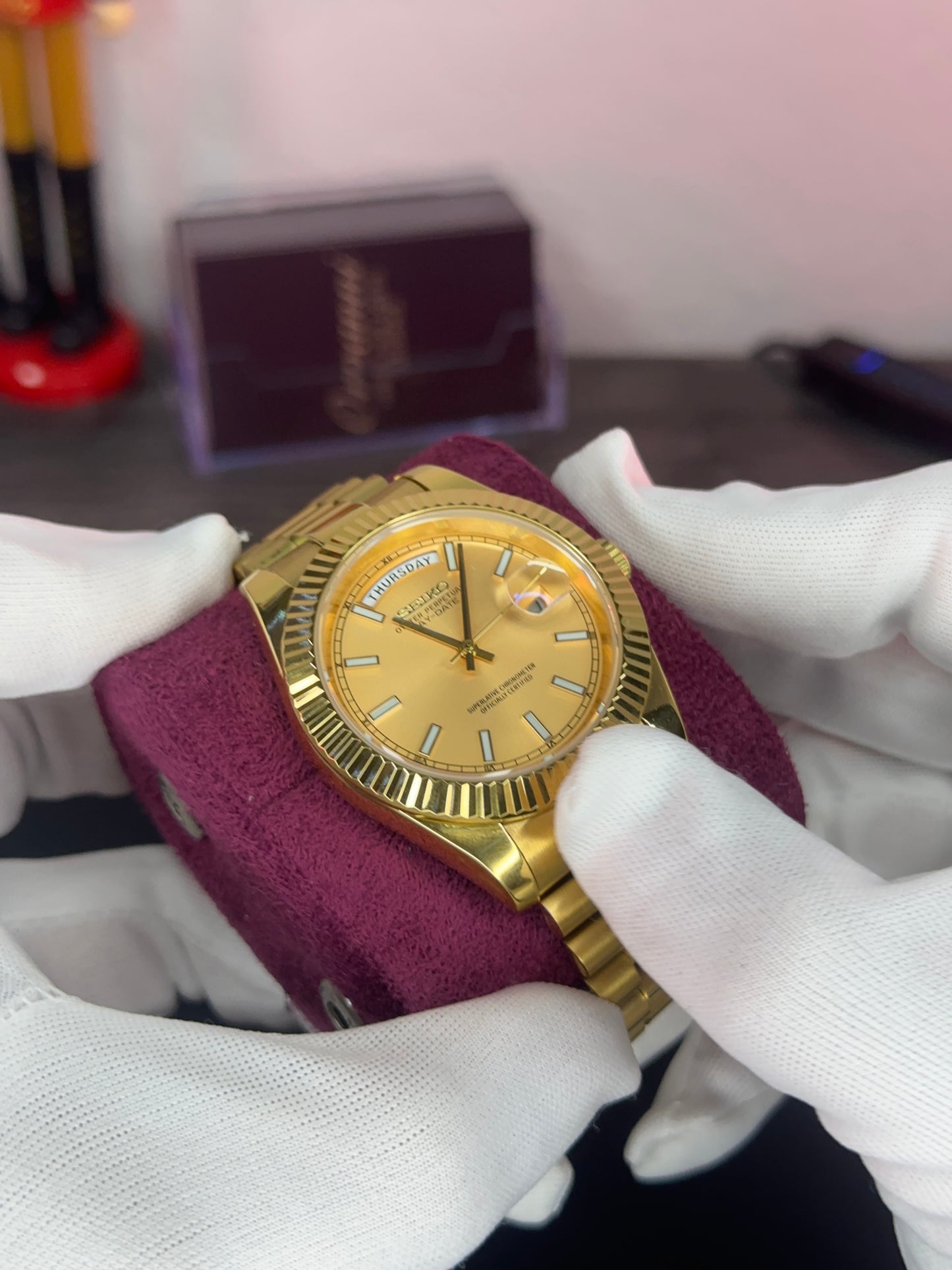 Seikodate - Day Date Gold