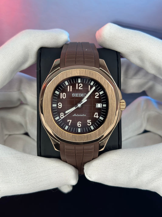 Seikonaut - Gold Rose Chocolate Dial