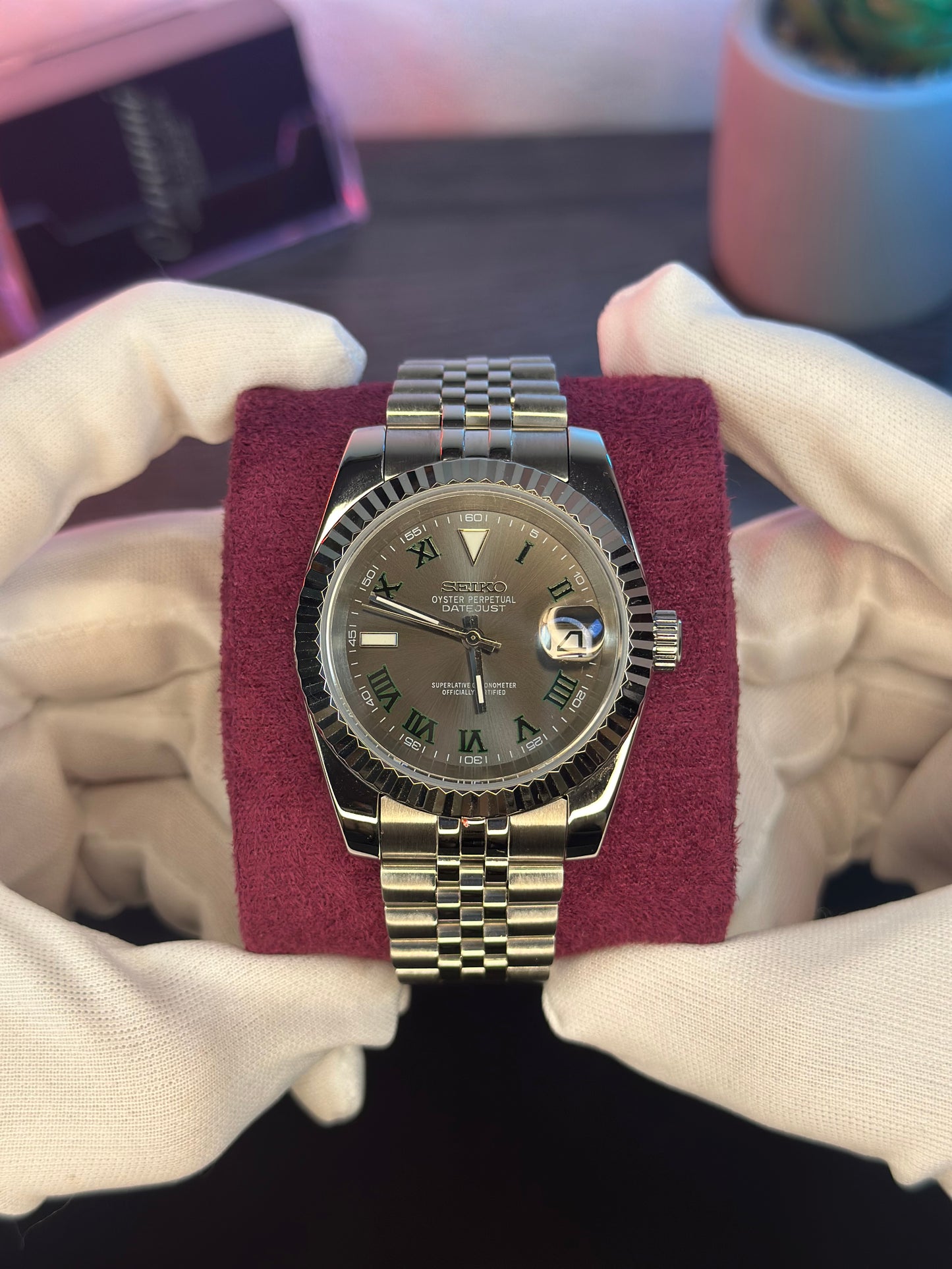 Seikojust – Wimbledon Dial Jubilee Bracelet Watch