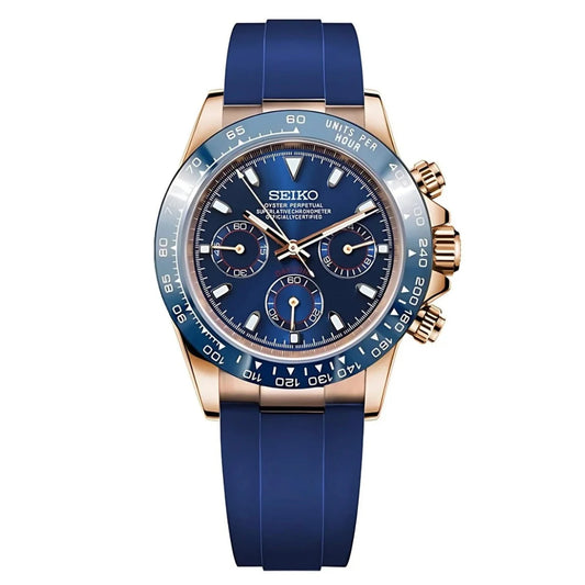 Seitona Rose Gold - Navy Blue