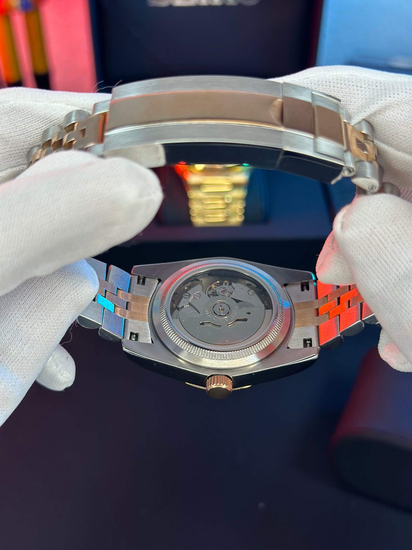 SeikoJust - Two Tones White Pearl Dial 36mm