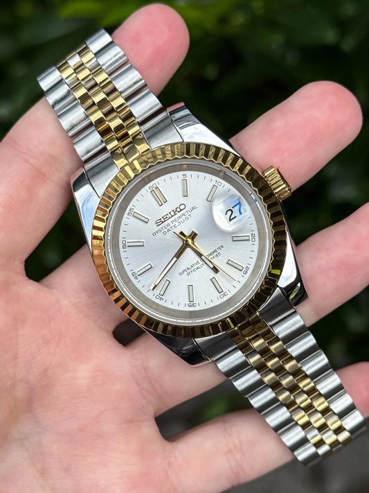 DateJust - Two Tones White dial