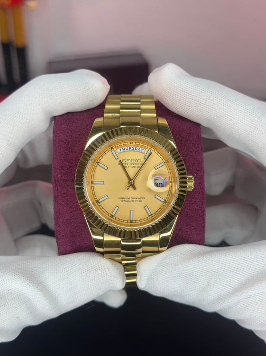 Seikodate - Day Date Gold