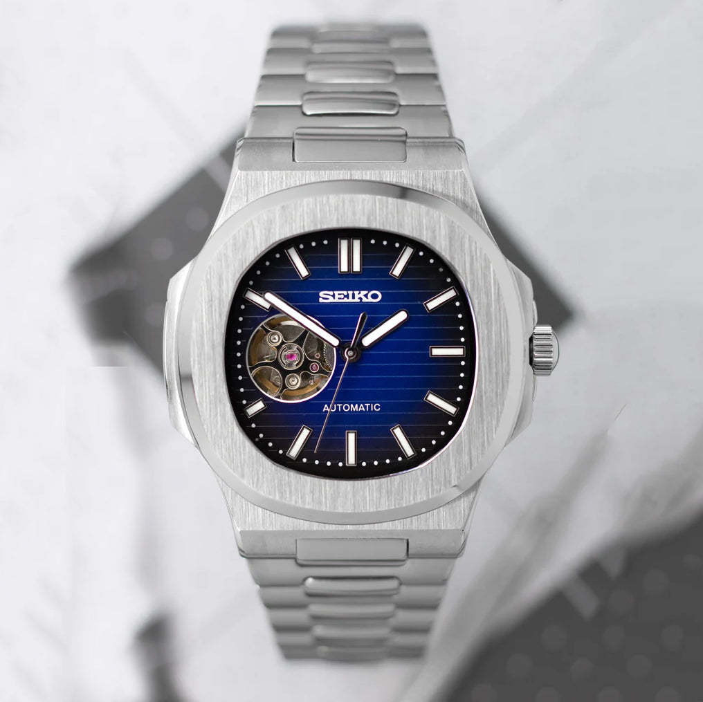 Nautiko Blue Dark (Open Heart) Mod Watch