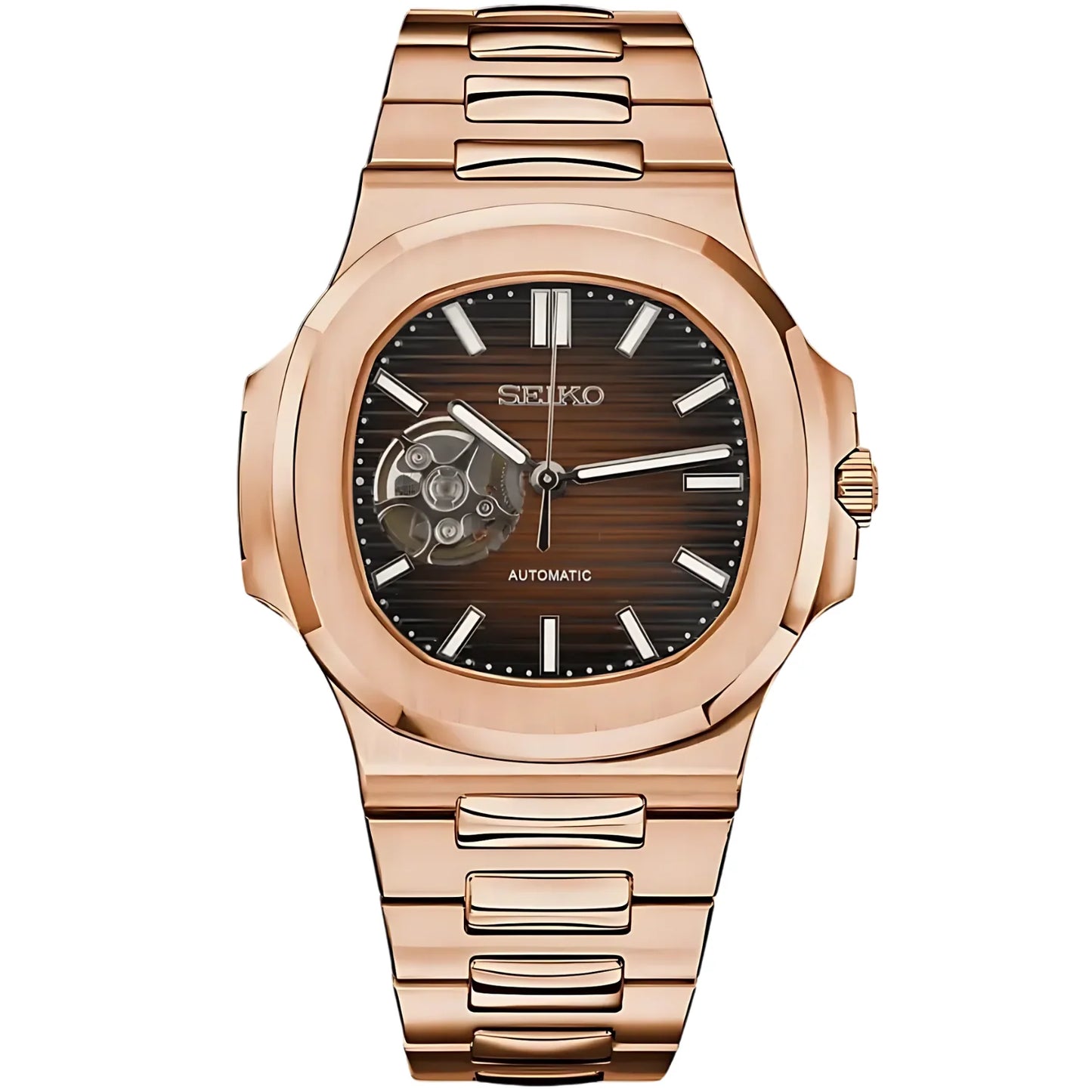 Nautiko Chocolate Dial (Open Heart) Mod Watch