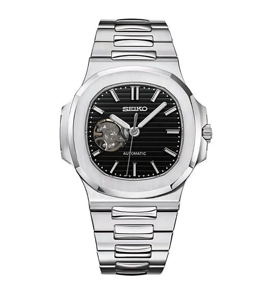 Nautiko Black (Open Heart) Mod Watch